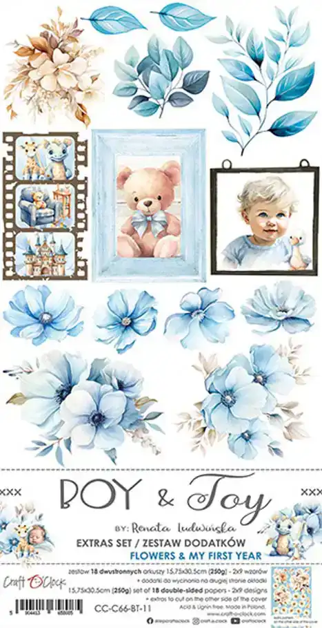 Craft O Clock Boy & Toy Extra Set Flowers