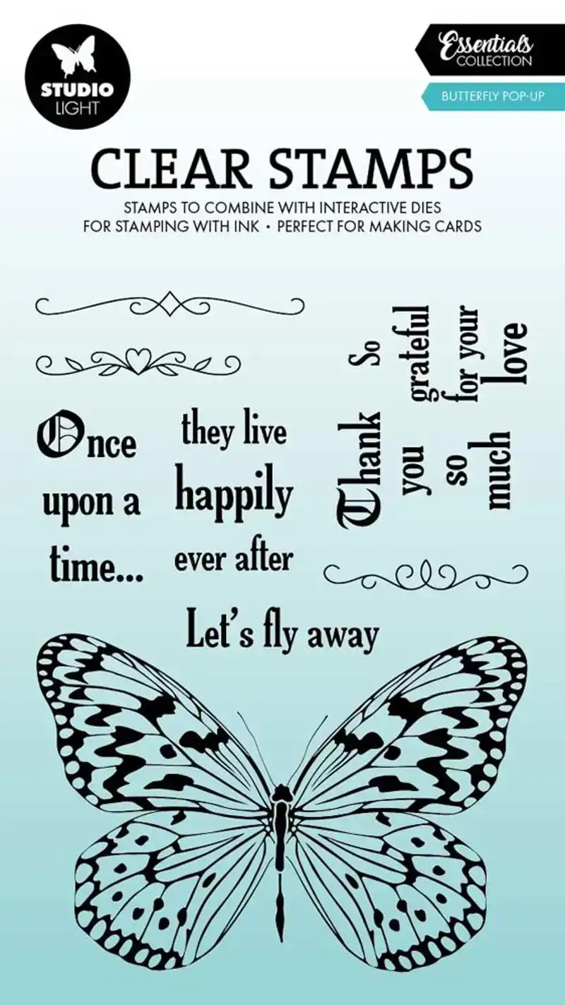 Clear stamps Pop-up - Essentials nr. 803