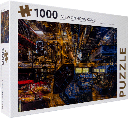Legpuzzel Zicht op Hong Kong 1000 stukjes