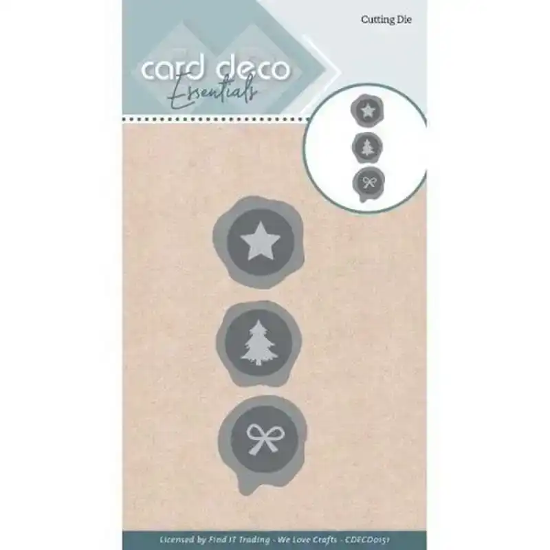 Card Deco essentials snijmal Wax seal