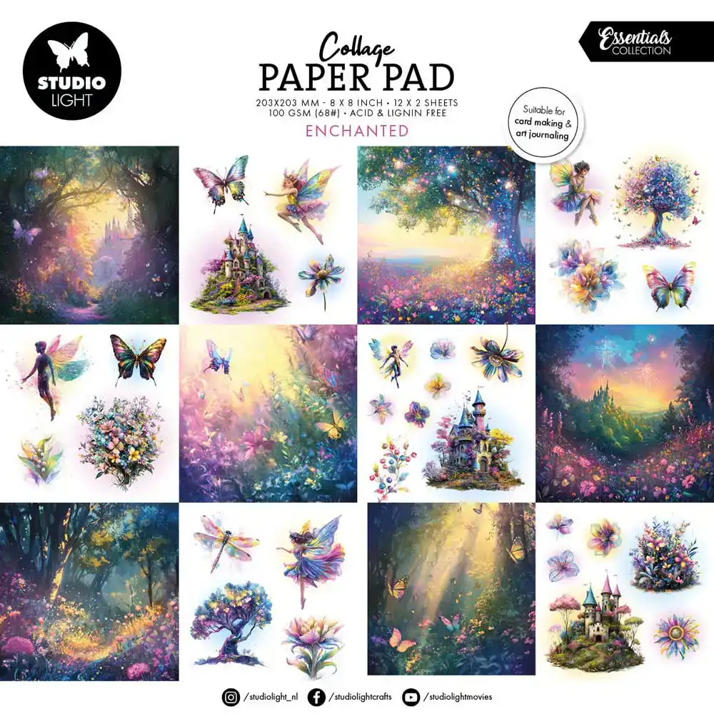 Studio Light Essentials Collage Paper Pad Enchanted