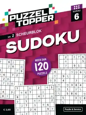 Puzzelblok sudoku 6 punt nr.2 puzzeltopper