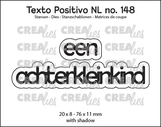 Texto Positivo stansen no. 148, een achterkleinkind