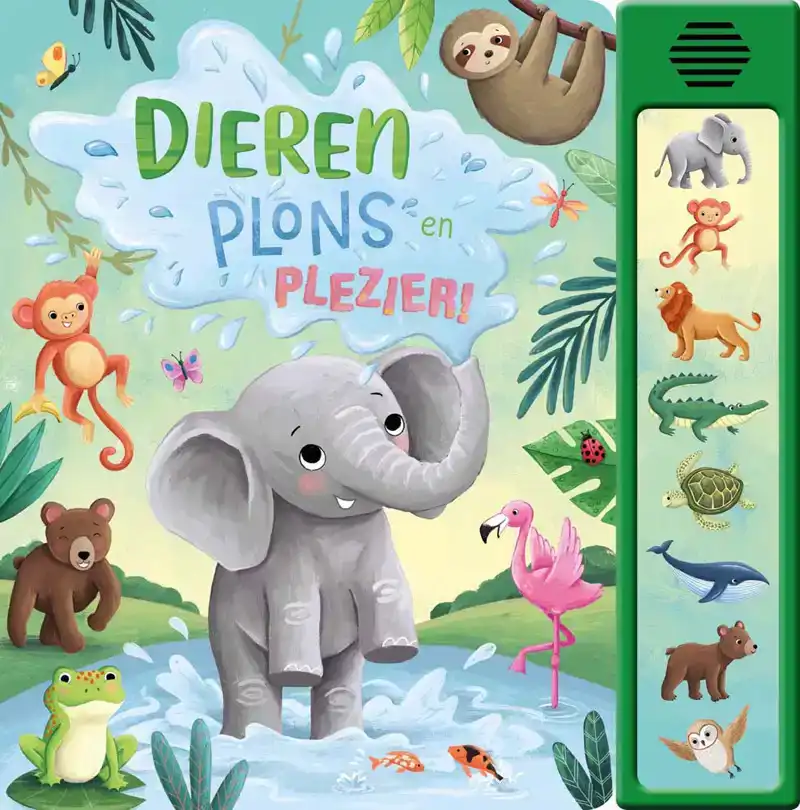 Dieren plons en plezier - 8 geluiden