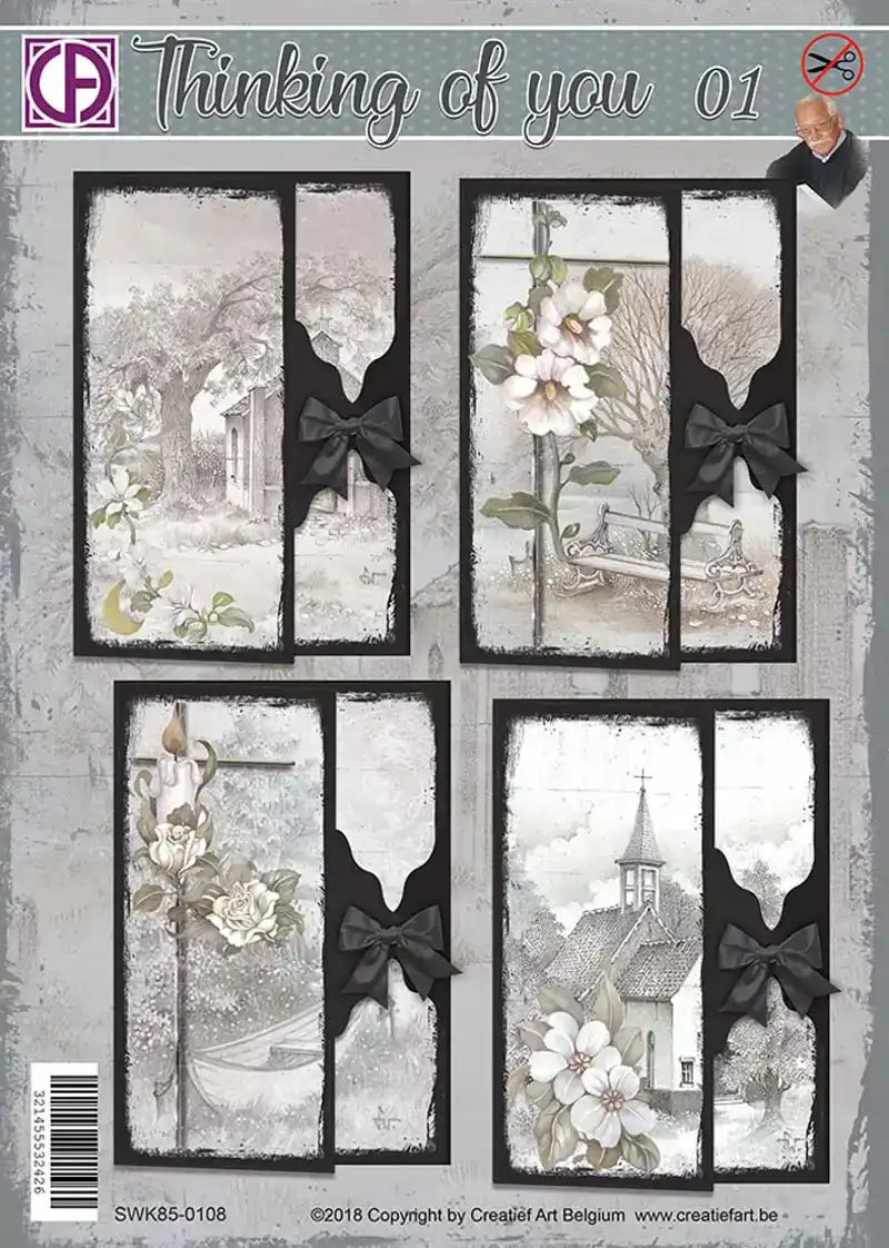Kaarten pakket condoleance Thinking of you 01