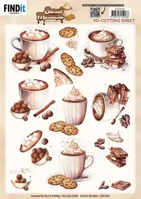 Knipvelset Berries Beauties Sweet Moments 2 verschillende knipvellen<br>