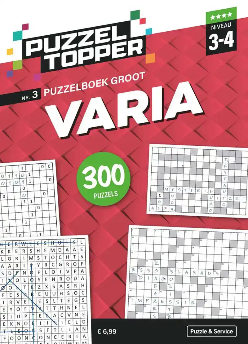 Puzzelboek groot varia 3-4 punten nr.3 Puzzeltopper