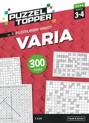 Puzzelboek groot varia 3-4 punten nr.3 Puzzeltopper