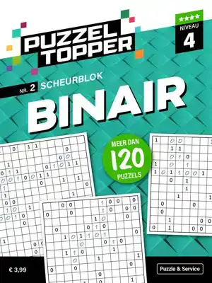 Puzzelblok binair 4 punt nr.2 puzzeltopper
