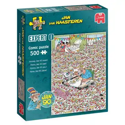 Legpuzzel Jan van Haasteren - Expert 8: Hoera, Jan 90 jaar!