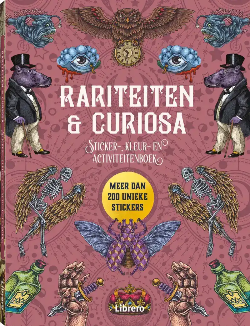 Rariteiten & curiosa sticker-, kleur- en activiteitenboek