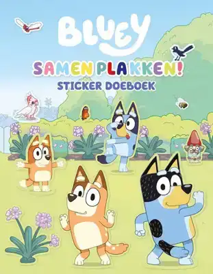 Bluey samen plakken - sticker doeboek