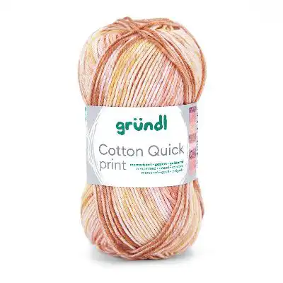 Cotton Quick Print 252 Abrikoos/ Zalm/ Okergeel/ Terraco 50gr