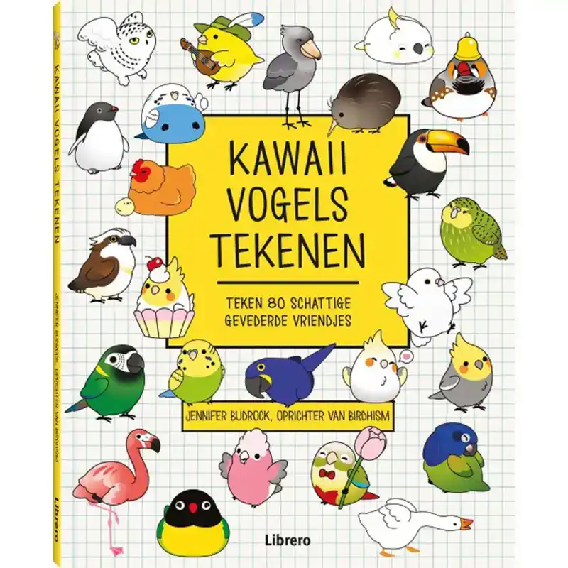 Kawaii tekenen vogels