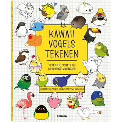 Kawaii tekenen vogels