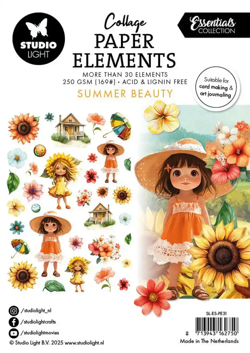 Studio Light paper elements summer beauty essentials