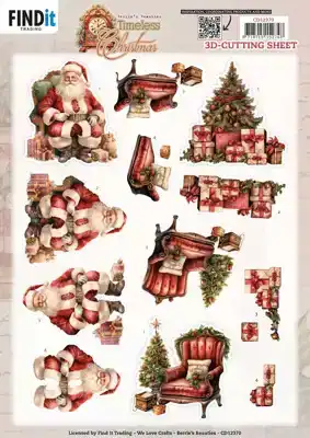Berries Beauties timeless christmas knipvelset timeless tree/candle