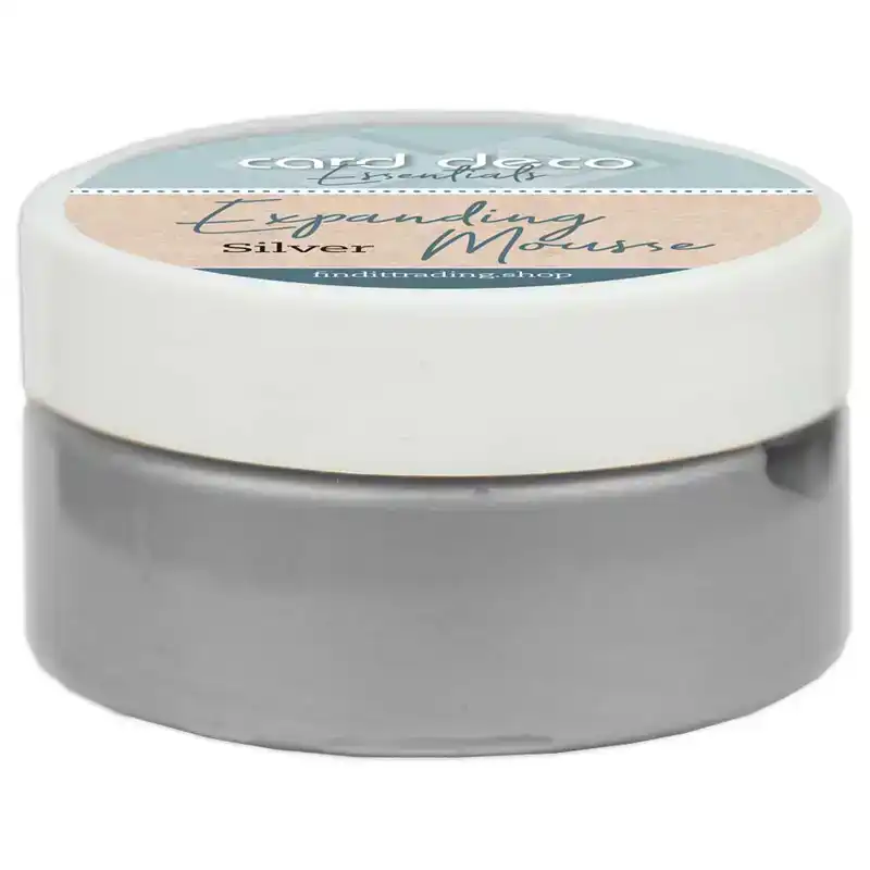 Card Deco Essentials Expanding Mousse Silver