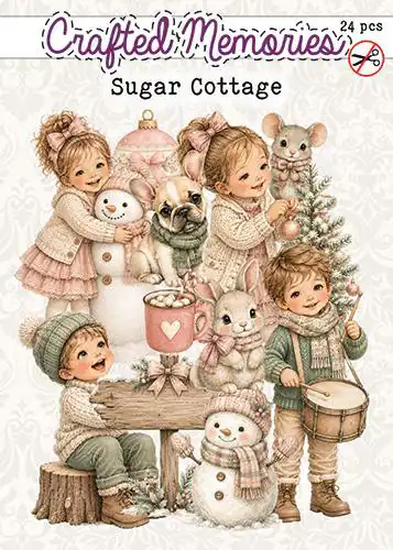 Sugar Cottage Stansplaatjes 24 stuks<br>