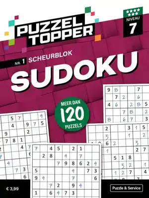 Puzzelblok sudoku 7 punt nr.1 puzzeltopper