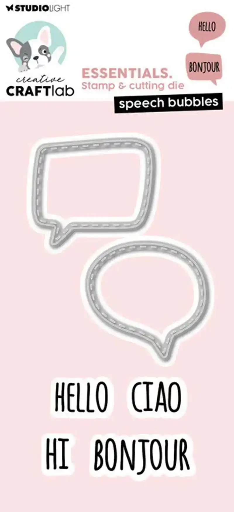Creative Craftlab stamp & snijmal Speech bubbles