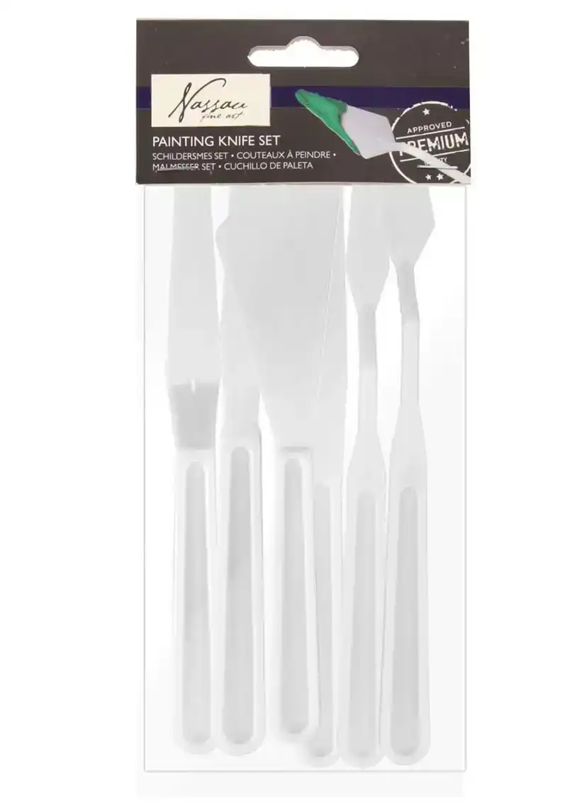 Nassau fine art painting knife set 5 pcs.