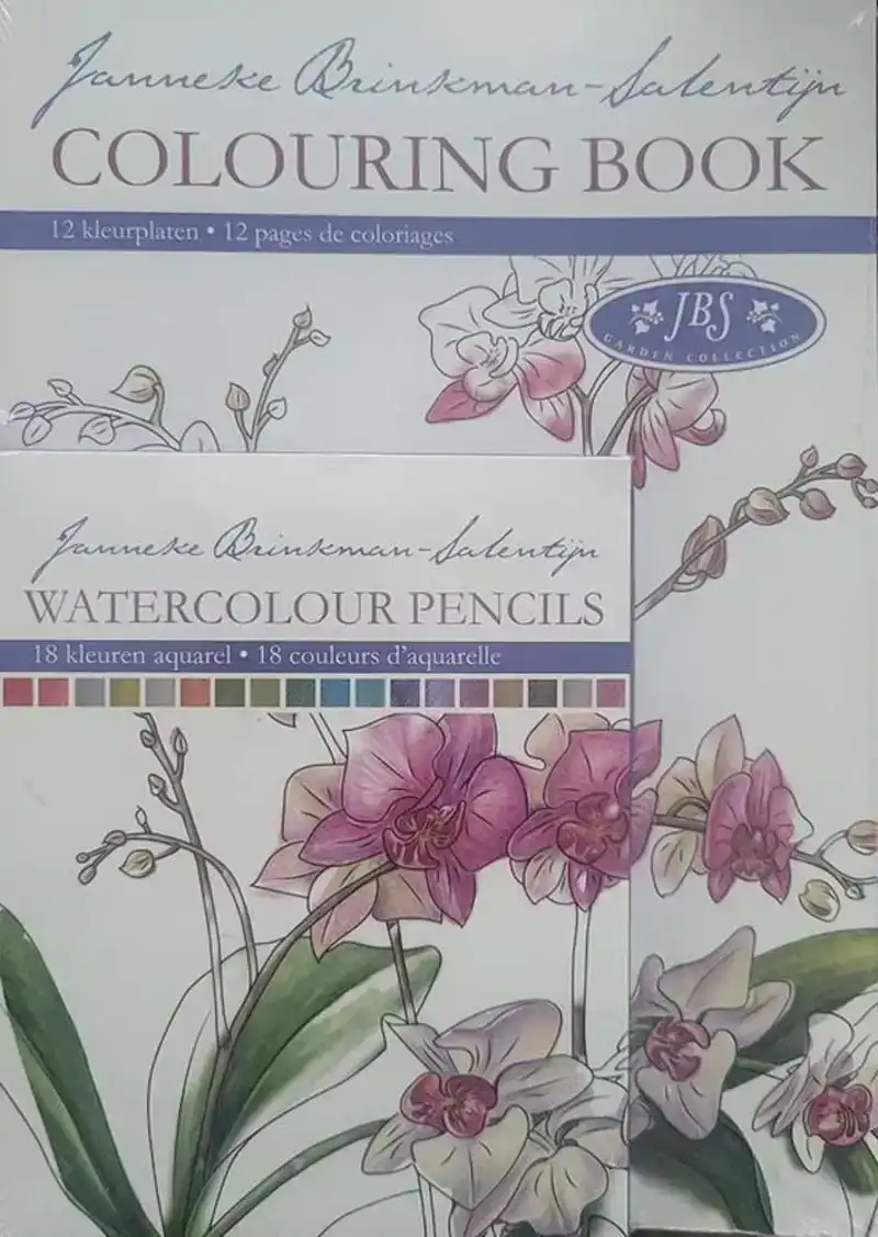 Janneke brinkman Colouring Book Orchidee