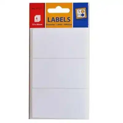 Adres Etiketten WIT 40x43mm 18 stuks