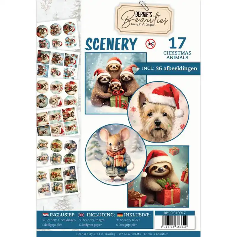 Push-Out Book Scenery 17 Winter Gnome Wonders