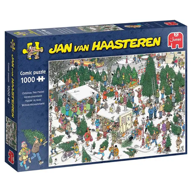 Legpuzzel Jan van Haasteren Christmas tree market 1000st