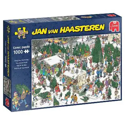 Legpuzzel Jan van Haasteren Christmas tree market 1000st
