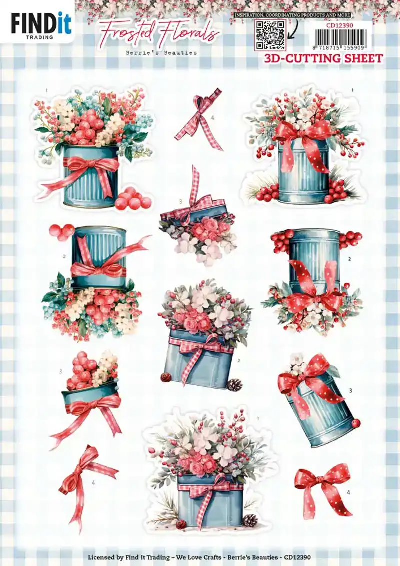 Berries Beauties Frosted Florals Knipvelset