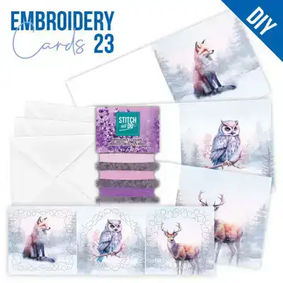 Embroidery cards 23 Berries Beauties Mystic Winter