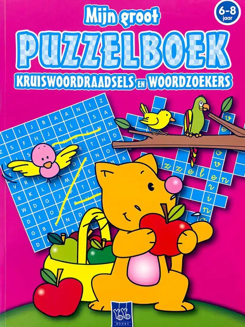 Mijn groot puzzelboek Kruiswoordraadsels en Woordzoeker