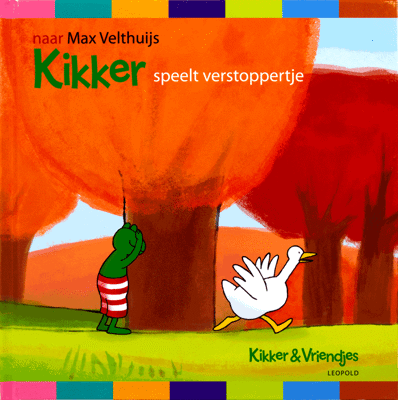 Kikker speelt verstoppertje