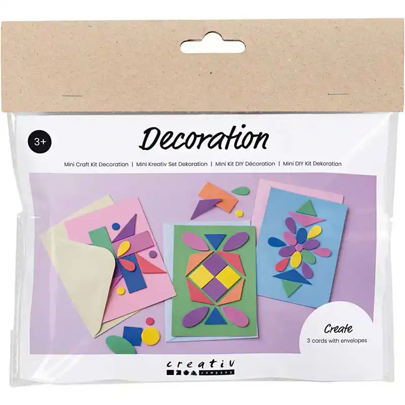 Hobbyset Decoratie, Versierde kaarten