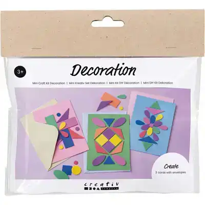 Hobbyset Decoratie, Versierde kaarten
