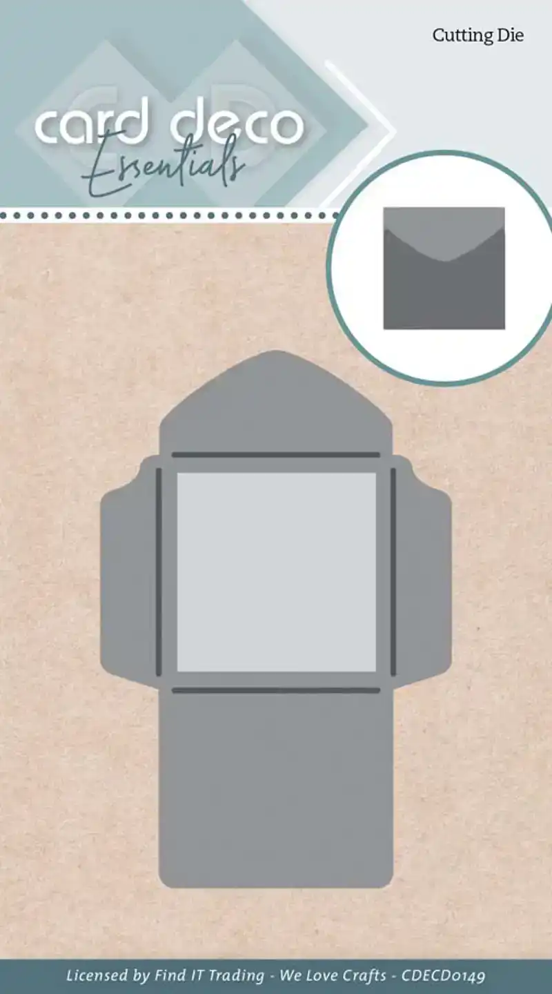 Card deco snijmal envelope