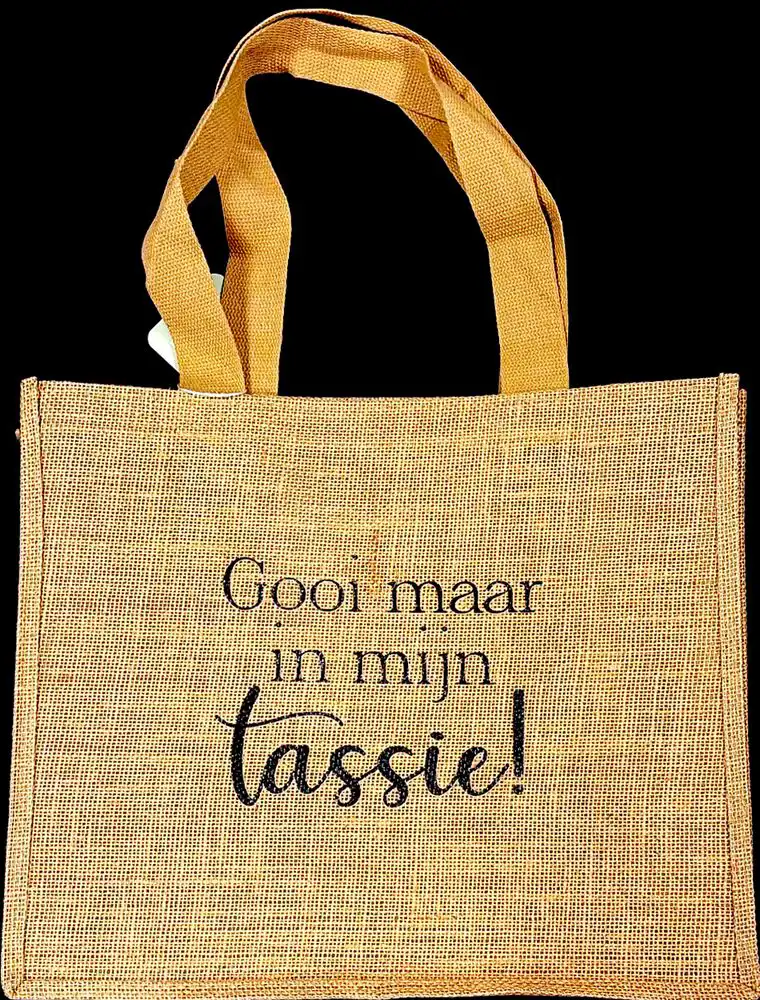 Jute Tas: Gooi maar in mijn tassie!