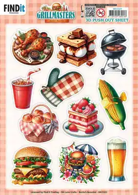 Berries Beauties 3D pushout sheet