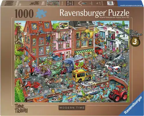 Legpuzzel time travel 3 - Modern time