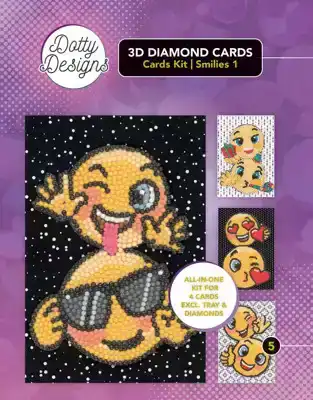 Dotty Designs Diamond 3D Cards Kit 05 Smilies