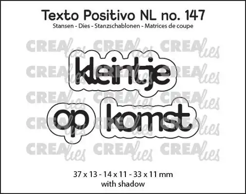 Texto Positivo stansen no. 147, kleintje op komst