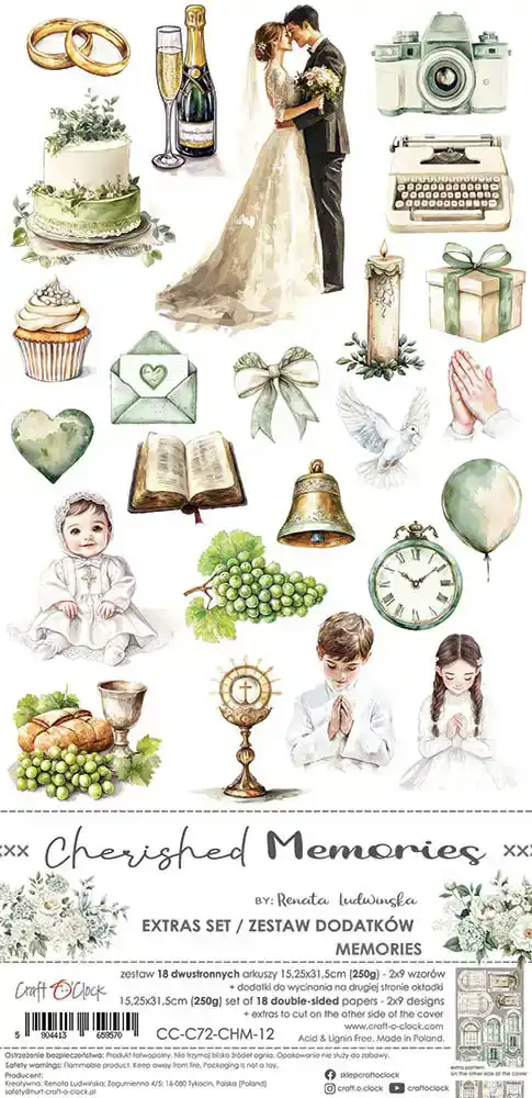 Craft O Clock Cherished Memories Extras Set Autumn