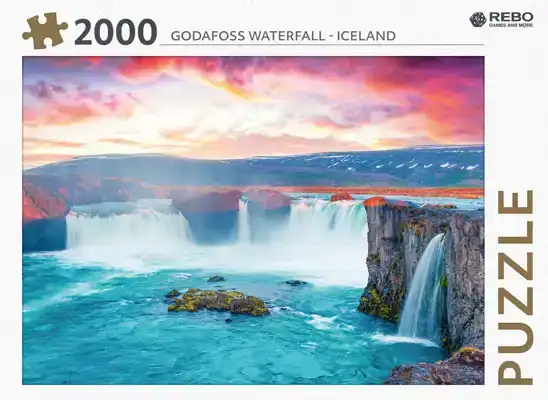 Legpuzzel Godafoss Waterfall - Iceland