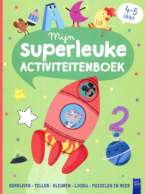Mijn superleuke activiteitenboek Groen 4-5 jaar