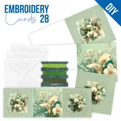 Embroidery cards 28 Berries Beauties touch of green