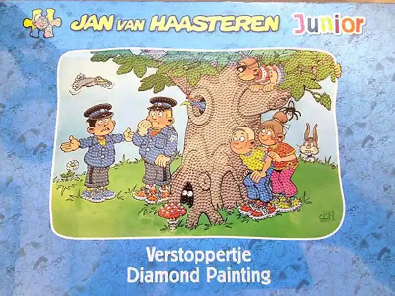 Jan van haasteren diamond painting Kids verstoppertje