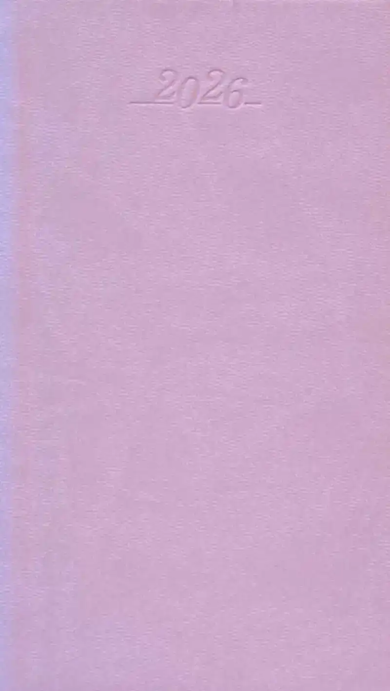 Zakagenda topper staand HK 2026 Roze