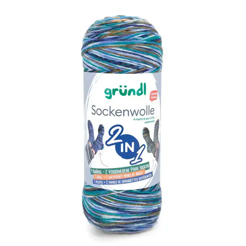 Sokkenwol 01 1 bol voor 2 paar sokken